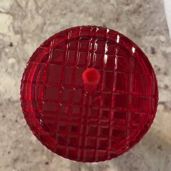 Set of 3 Starbucks Jewel Cold Cup Holiday 2021 Tumblers NEW peach, red, green - Picture 7 of 17